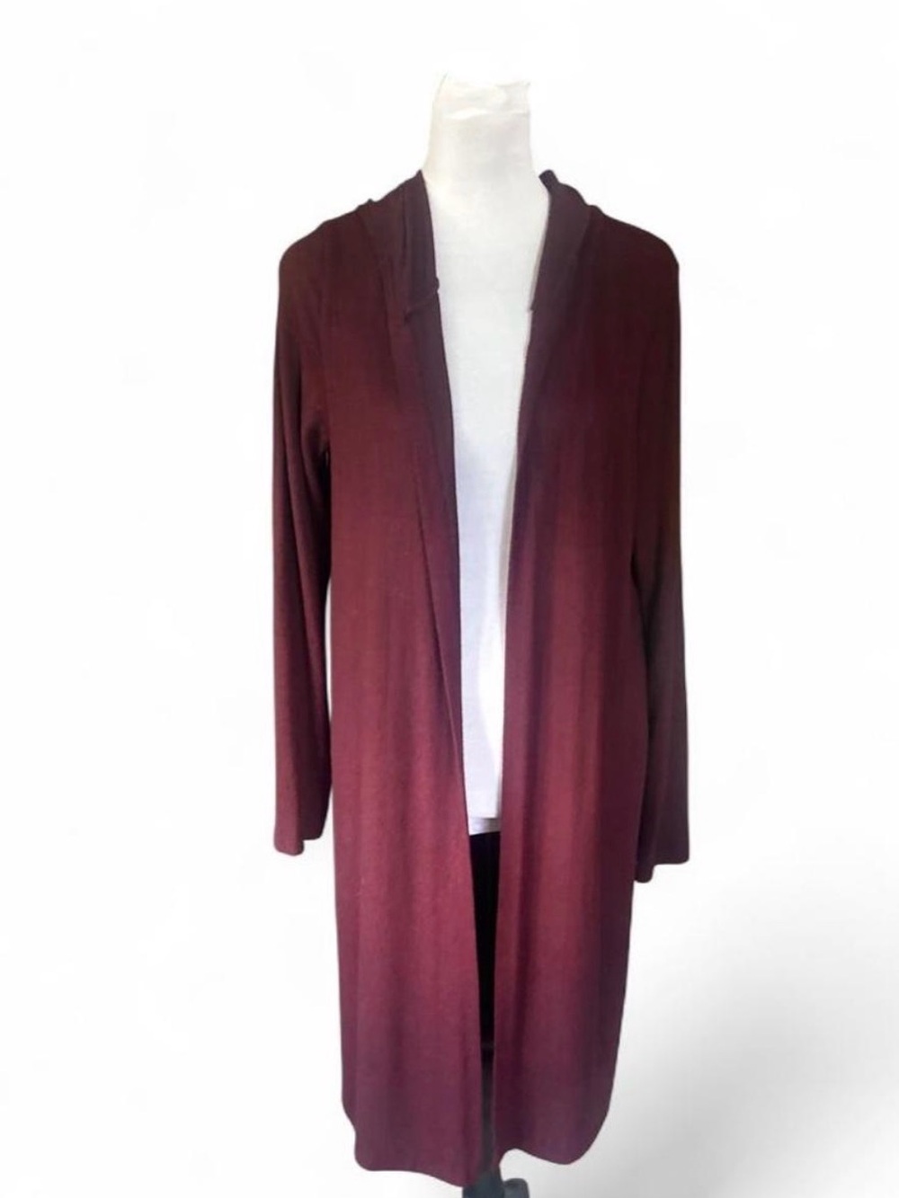 Burgundy IZ Byer cardigan in size M